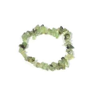 BRACELET - GOURMETTE Bracelet chips jade