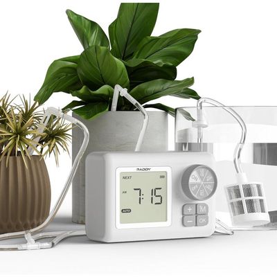 Kit d'irrigation goutte à goutte automatique, 15 plantes d'intérieur en pot, système d'arrosage automatique d'intérieur pour plantes, avec minuterie d'eau numérique programmable Kit d'irrigation goutte à goutte automatique, 15 plantes d'intérieur en pot, système d'arrosage automatique d'intérieur pour plantes, avec minuterie d'eau numérique programmable