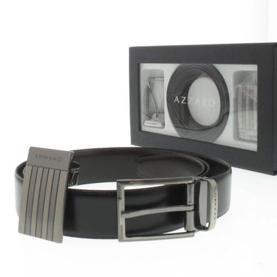 Coffret ceinture AZZARO Noir Marron ZCOF649C7 Noir marron