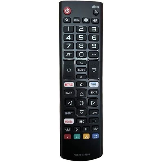Télécommande Originale LG – Réf. AKB75675311 – Compatible Téléviseurs LG – Neuve Sous Blister