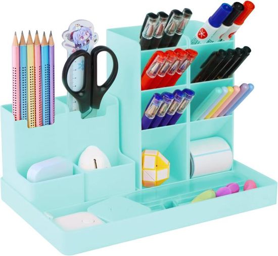 2 Porte-stylos En Forme De Ballon De Football – Organisateur Bureau, école, Maison, 9,3x9,3x8,3 Cm - 9