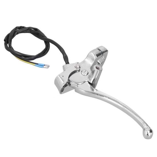 Levier De Frein Gauche Aluminium - Noir - Pour Scooter - Neuf