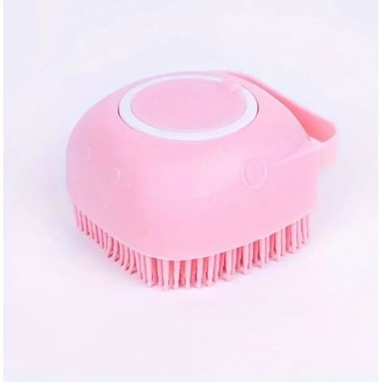 Lot De 3 Brosses De Bain Pour Chien En Silicone Souple Avec Distributeur De Shampoing Et Brosse De Massage Pour Chiot