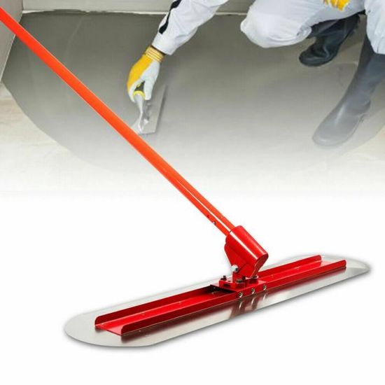 Truelle Lissé / Grattoir Inox Alloet - 33x21 Cm - Pour Plâtre Et Ciment