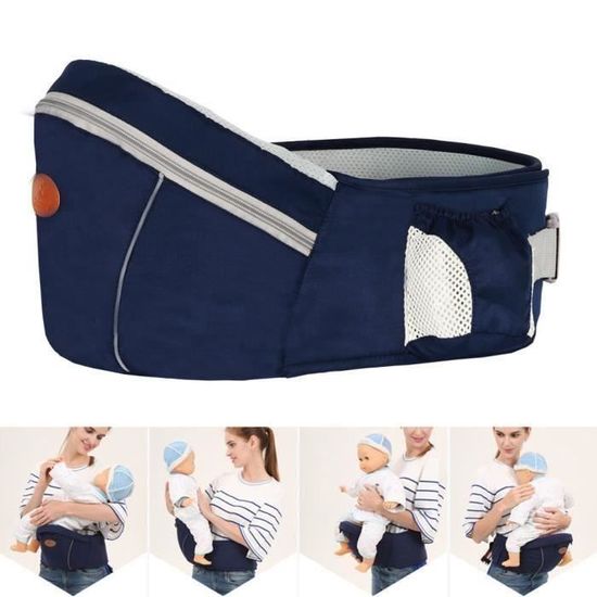 Porte-bébé Siège De Hanche Ergonomique GAGAKU - 4 Positions, 0-36 Mois (max 15 Kg), Gris Porte-bébé Siège De Hanche Ergonomique GAGAKU - 4 Positions, 0-36 Mois (max 15 Kg), Gris