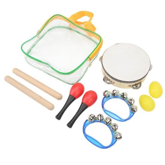 Set de 5 Jouets Musicaux Montessori en Bois pour Bébé - Xylophone