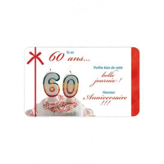 Carte Anniversaire 60 Ans Achat Vente Carte Correspondance Carte Anniversaire 60 Ans A Prix Barre Soldes Sur Cdiscount Des Le Janvier Cdiscount