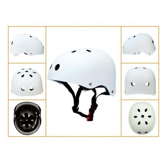 Vicoki Set Protection Enfant 7 Pièces - Casque Roller Vélo + Protections Poignets Coudes Genoux - 5-12 Ans