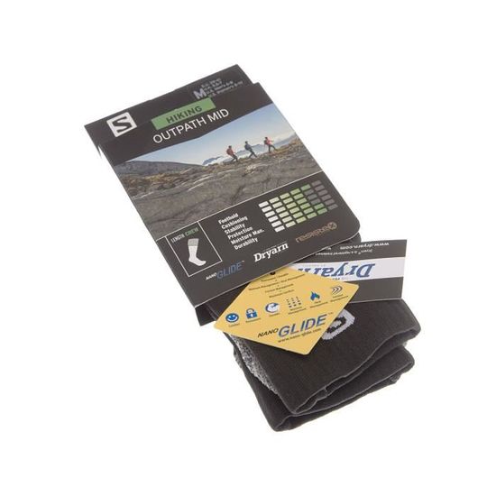 2 Paires Mi-bas NEOFAN – Noir, Taille 41/46, Pointe Et Talon Renforcés, Neufs