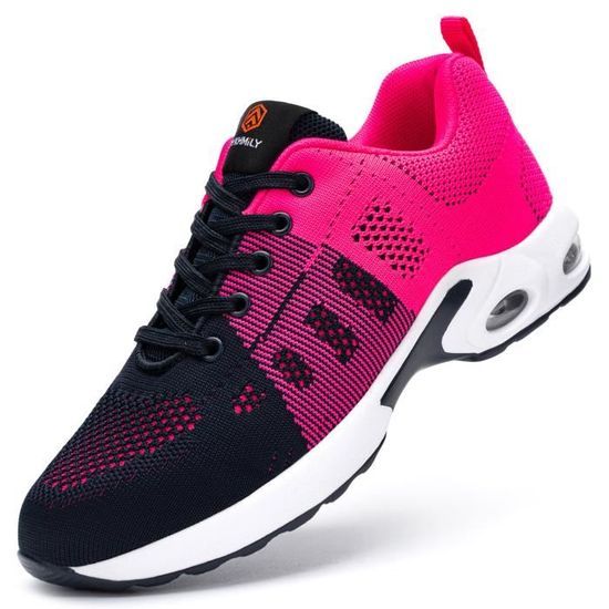 Chaussures De Sécurité Femme Hiver - Imperméables, Embout Acier, Antidérapantes - Confort Chaud Fourrure