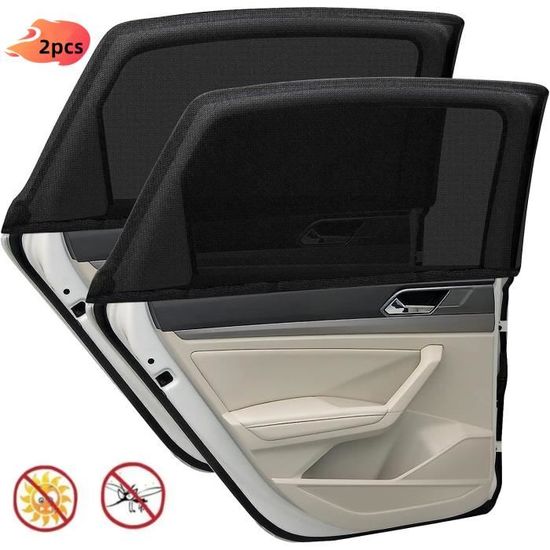 Pare-soleil Voiture Bébé - 2 Pièces, Protection UV, Facile à Installer