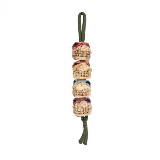 Pendentif Porte-Bonheur Nœud Chinois - Tissé Main, 23 Cm, Rouge/Rose | Décoration Sac, Porte-clés, Vêtement - 7