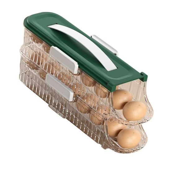 RéCipient à œUfs Pour RéFrigéRateur 40 PièCes, Organisateur D'œUfs De