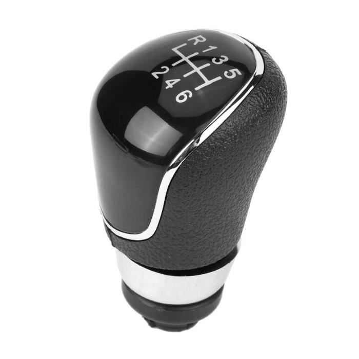 AYNEFY pommeau de levier de vitesse 6 vitesses pour Ford Focus MK3 Pommeau de levier de vitesse de voiture 6 vitesses levier de