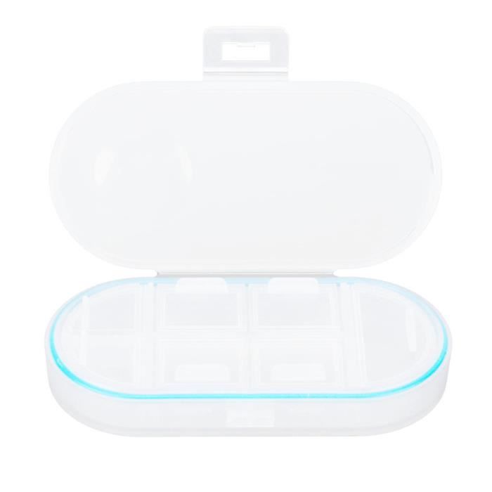 ARAMOX Organisateur de pilules Étui à Pilules 7 Grilles Boîte de Médecine Portable Organisateur pour Maison Voyage