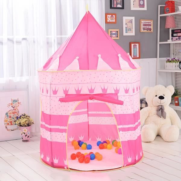 Jeu portable tente pour enfants enfants intérieur extérieur piscine à balles océanique pliable petit jouet château chambre d'enfants