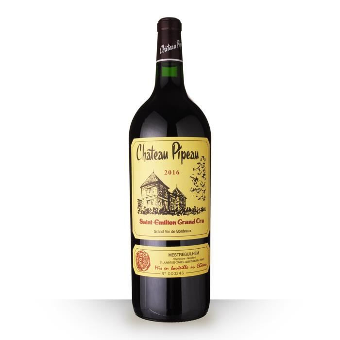 Magnum Château Pipeau 2016 AOC Saint-Emilion Grand Cru - 150cl - Vin Rouge