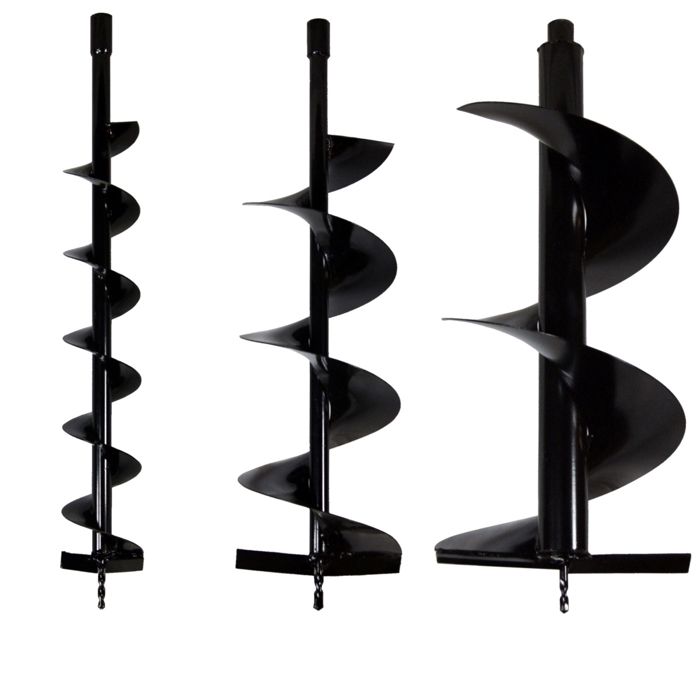 Lot de mèches Ø 100 + 200 + 300 mm pour tarière thermique