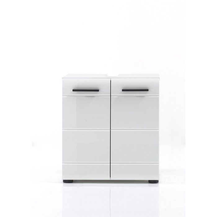 Meuble sous vasque SKIN blanc brilliant