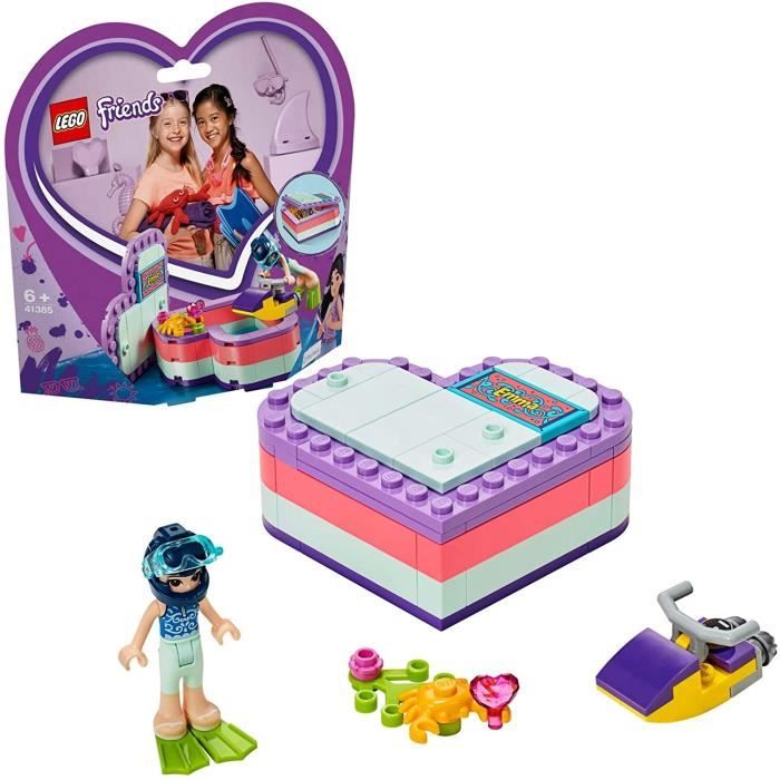 Jeux de construction LEGO®-Friends La boîte cœur d'été d'Emma Jouet pour Fille et Garçon à Partir de 6 Ans et Plus, 86 P 52568
