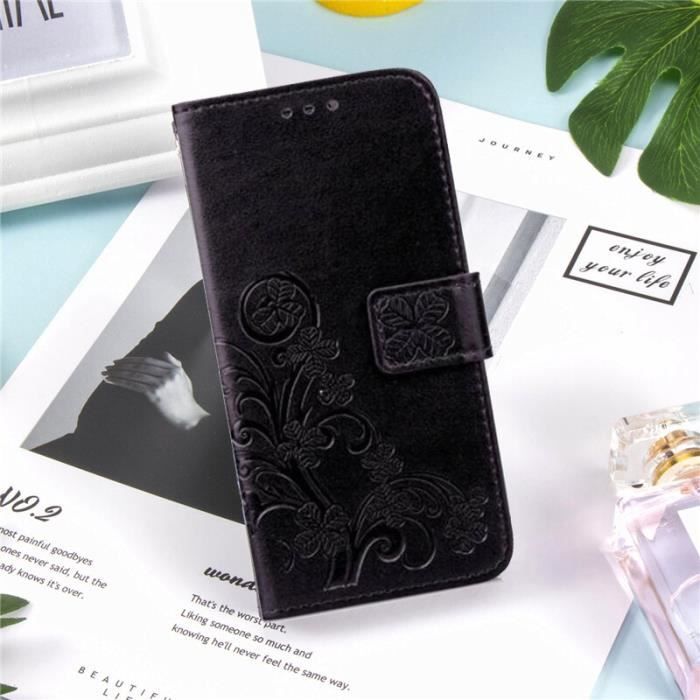 Pour Nokia 230 Étui à rabat en cuir de luxe Pour Nokia Pour Nokia 230 2Noir