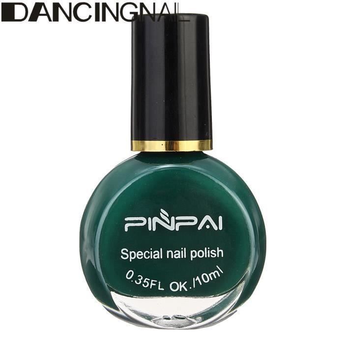 Pro Vernis à Ongle Stamping Polish Non Toxique Stamp Pochoir Nail Art 17 TU COSwk25949