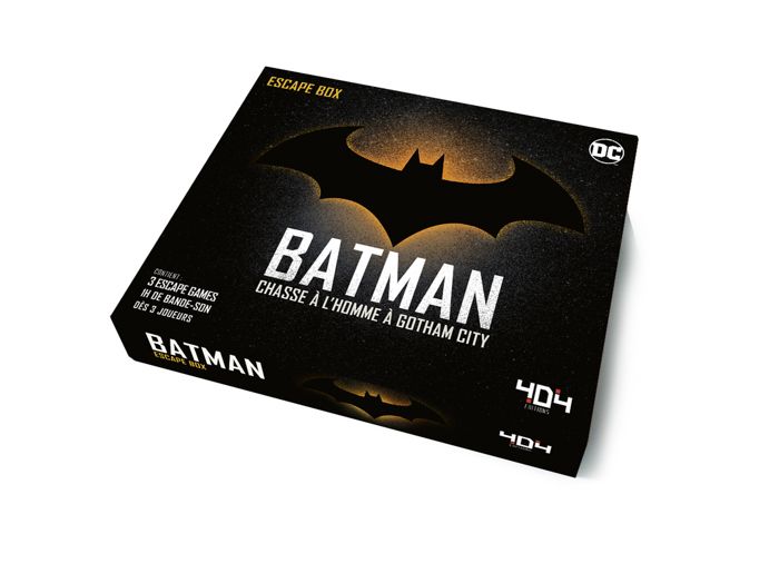 Escape Box Batman : Chasse à l'homme à Gotham City - Escape game de 2 à 6 joueurs - À partir de 14 ans