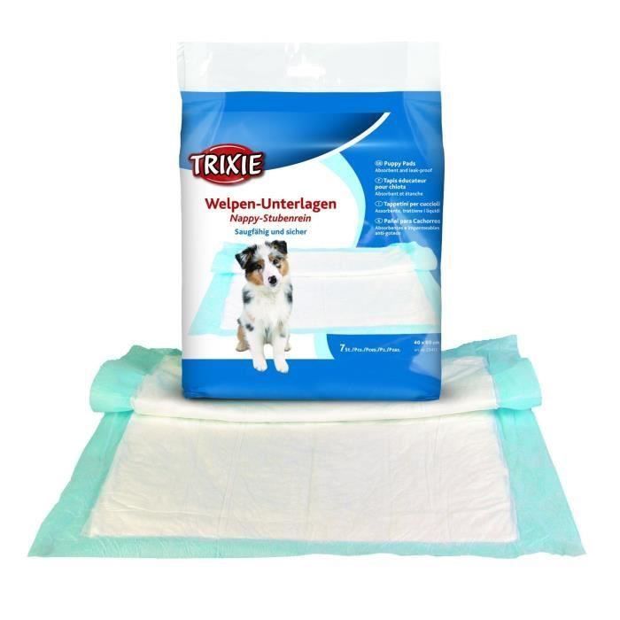 TRIXIE Tapis éducateur Nappy 60 × 90 cm pour chien (Lot de 3)