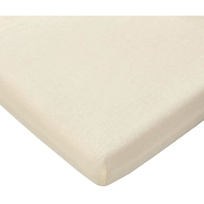 Lot de 3 draps housse en Coton Bio pour Couffin 32x72