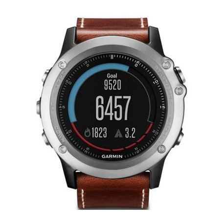 GARMIN FENIX 3 sapphire, bracelet cuir