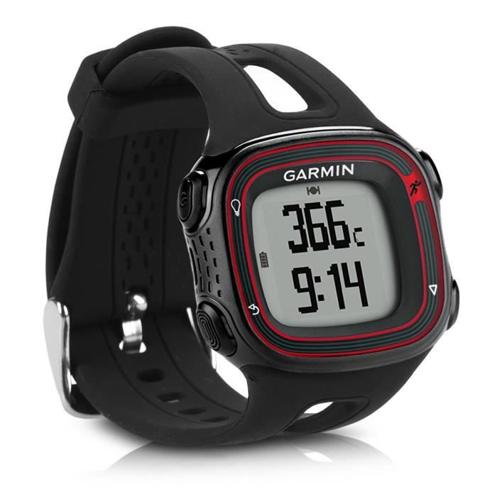 kwmobile Bracelet Compatible avec Garmin Forerunner 10 / 15 - Bracelet de Rechange en Silicone pour Fitness Tracker noir