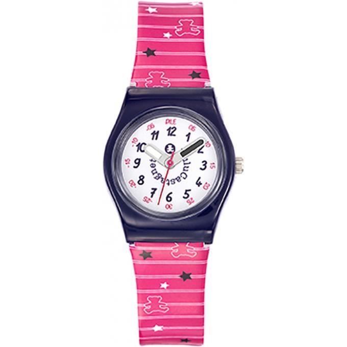 Montre Fille LuluCastagnette Rose Thème Étoiles - 38777 -