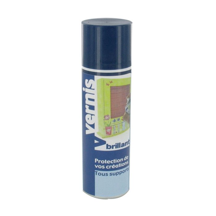 Aérosol vernis brillant 250 ml - MegaCrea {couleur}