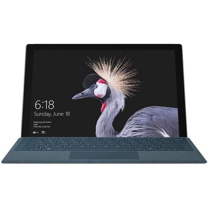 Microsoft Surface Pro Tablette avec clavier détachable Core i5 7300U - 2.6 GHz Win 10 Pro 64 bits 8 Go RAM 128 Go SSD 12.3