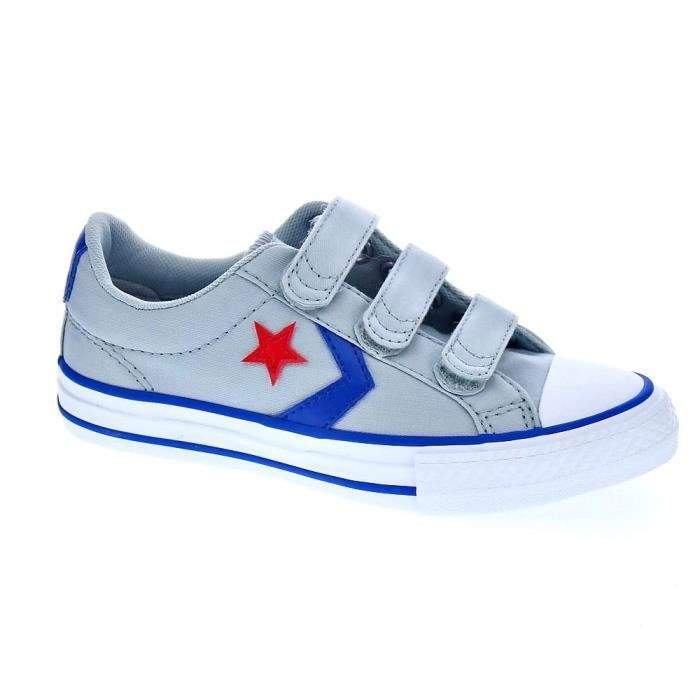 Baskets - Converse Star Player Garçon Gris