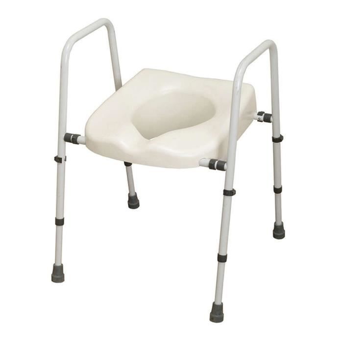 NRS Healthcare M66613 Cadre de toilette réglable avec siège Mowbray