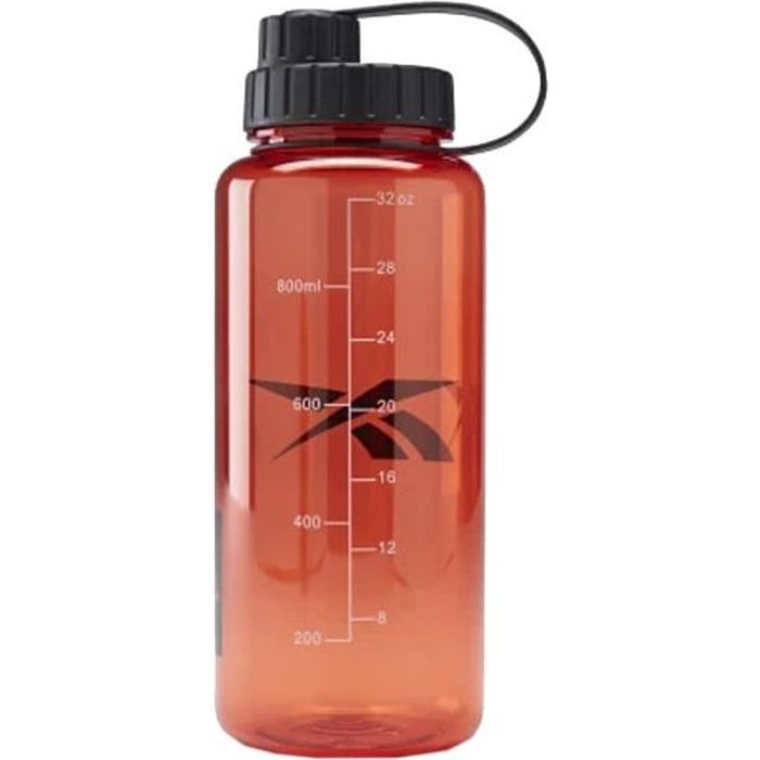 Gourde graduée Rouge Reebok 1L