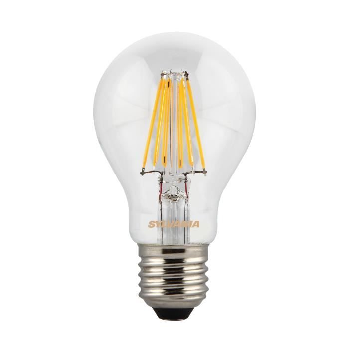 SYLVANIA Ampoule LED à filament Toledo Retro E27 7,5W équivalence 75W