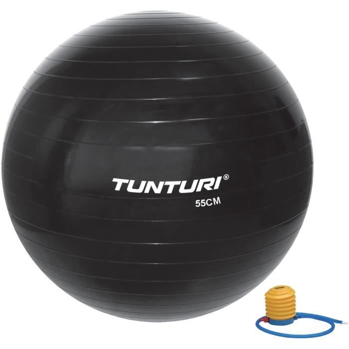TUNTURI Gym ball ballon de gym 55cm noir