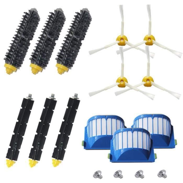 MOTH26820-Kit de remplacement d'accessoires pour iRobot Roomba série 600 614 620 630 650 660 671 680 690 pièces d'aspirateur