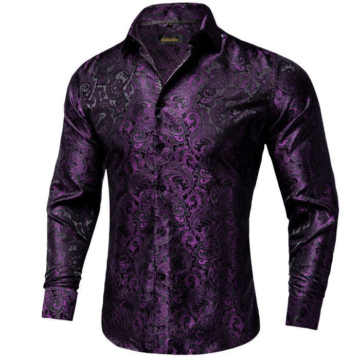 Chemise Habillée à Manches Longues Pour Homme - Sans Plis - Noir - Pour Le Bureau - Style Décontracté - Pour Le Travail, 01#noir, T-Grand
