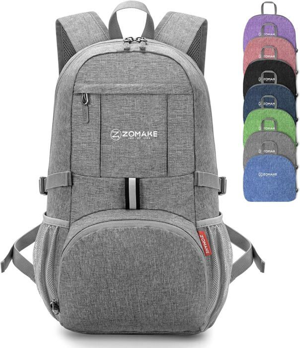 Sac à Dos Ultra Léger Pliable 10L - Imperméable Pour Randonnée, Voyage, Vélo | 2 Pièces Incluses