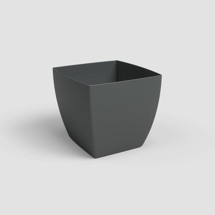 Pot De Fleur Miami 16 Cm Vert Gris – Plastique Recyclé, Design Moderne, Résistant Gel Et UV - 8