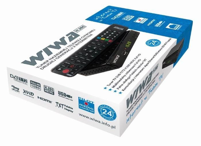 Wiwa Tuner TV H.265 DVB-T2 Full HD Noir - vue 1