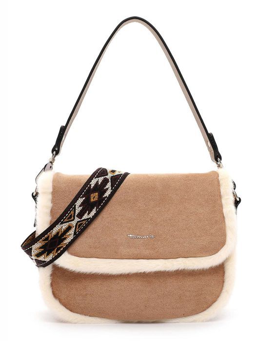 Tamaris Sac a epaule bandouliere brun clair beige pour femme Charlie Crossbody Bag Sand 280632