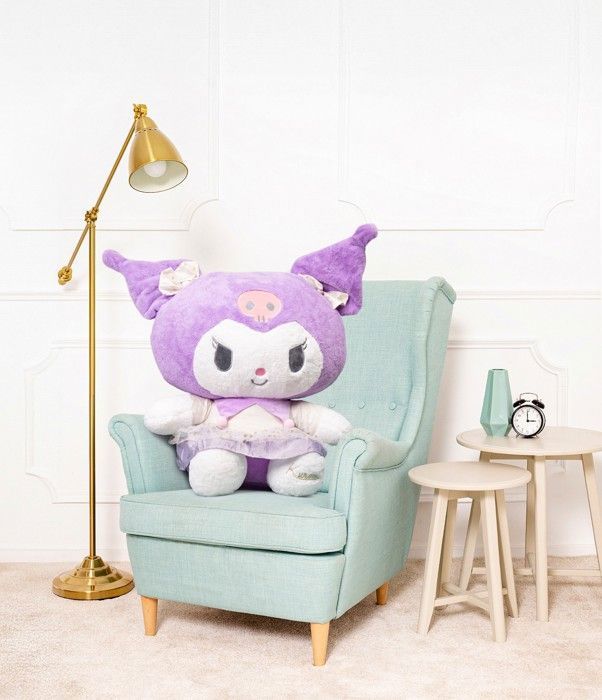 Dear Bear Ours en peluche Grand Hello Kitty Kuromi (Pourpre 100cm) - Ours en peluche , Peluche Ours en peluche Géant,Dear Bea