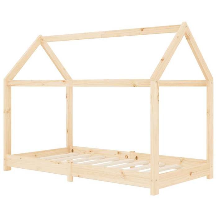 SALE 2025Cadre de lit denfant - MOOD - Lit Cabane denfant Bois de pin massif 80x160 cm - Charge : 280 kg - CHILL77930