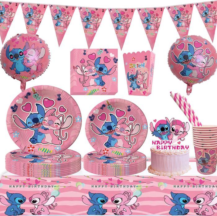Set De Table Enfant Stitch Palms - Protection Amusante Pour Repas