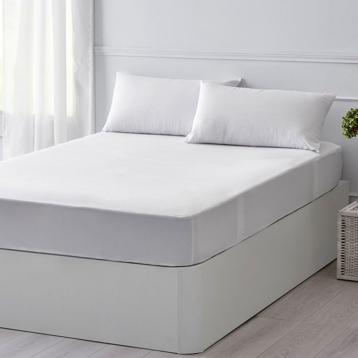 Protège-matelas imperméable - PIKOLIN HOME - 160x196 cm - Jusquà 32 cm - Blanc - Membrane Smartseal® - Respirant