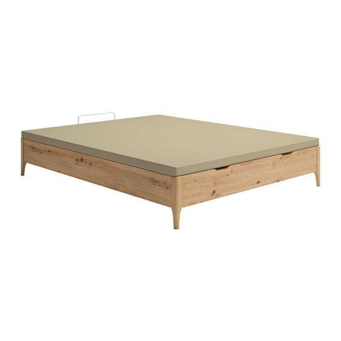 Sommier coffre 160 x 200 cm - Naturel clair - VEONA de YSMÉE